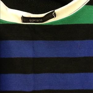 Soprano Dresses - Soprano Stripe Mini Dress Soprano Dresses - Soprano Stripe Mini Dress